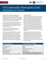 Thumbnail image for "VA Community Emergency Care: Information for Veterans"