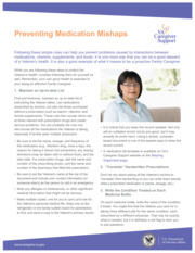 Thumbnail image for "Preventing Medication Mishaps"