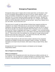 Thumbnail image for "Emergency Preparedness"