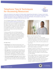 Thumbnail image for "Telephone Tips & Techniques for Accessing Resources"