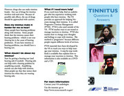Thumbnail image for "Tinnitus Brochure"