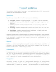 Thumbnail image for "Types of Stuttering"