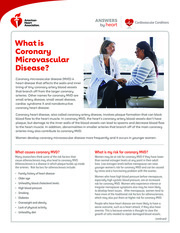 Thumbnail image for "What is Coronary Microvascular Disease?"