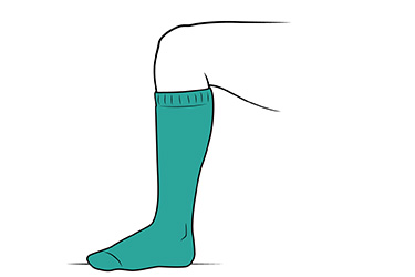 Thumbnail image for "Step-by-Step: Putting on Knee-High Compression Stockings"