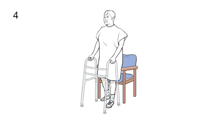 Video - Step-by-Step: Standing with a Walker (Weight Bearing ...