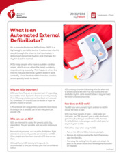 Thumbnail image for "What Is an Automated External Defibrillator?"