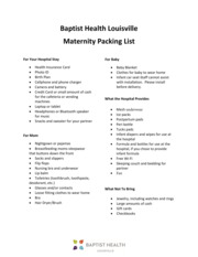 Thumbnail image for "Maternity Packing List"