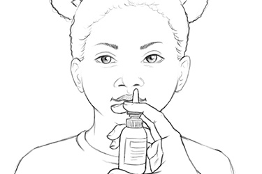 Thumbnail image for "Aquí Tienes Ayuda: Manera de Aplicar el Aerosol Nasal o Gotas a tu Hijo"
