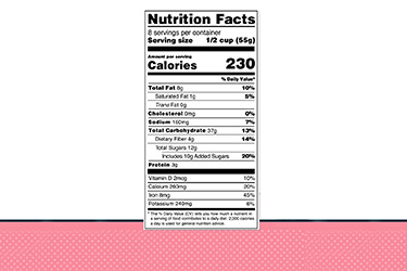 Thumbnail image for "Reading a Food Label"