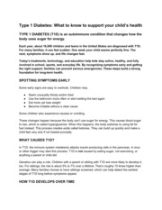 Thumbnail image for "Type 1 Diabetes: What to know to support your child's health"